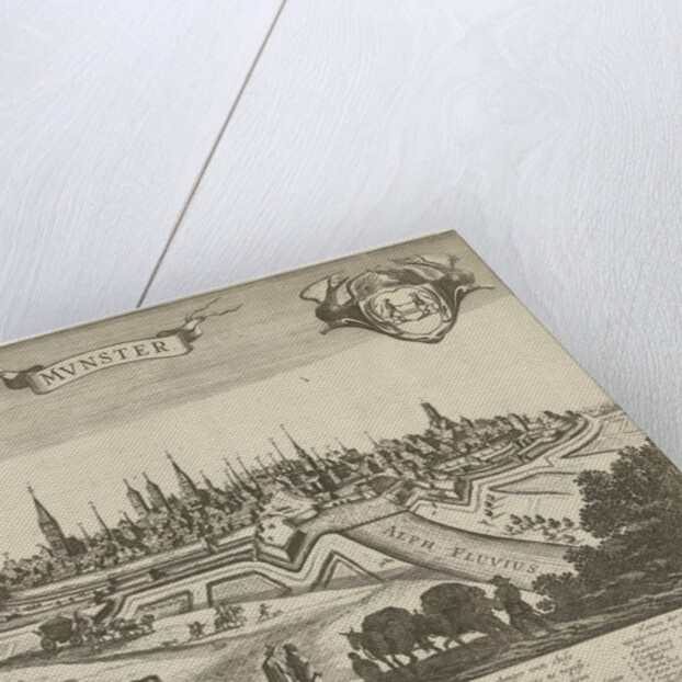 Panorama of Münster, Pieter Nolpe, Hendrick Focken by Anonymous