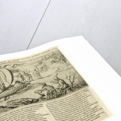 Ice barge, 1600 by Christoffel van Sichem I