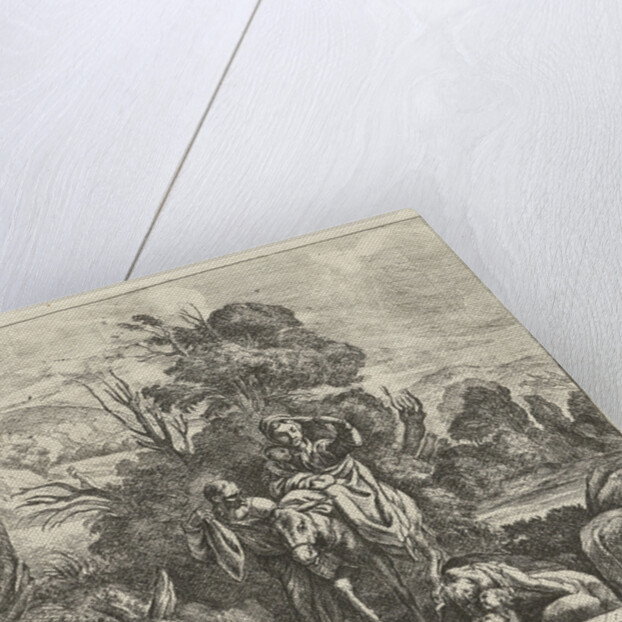 Flight into Egypt by Jan van Ossenbeeck