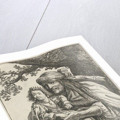 Witch Majombe with Konstance, Pieter Nolpe by Simon de Vlieger