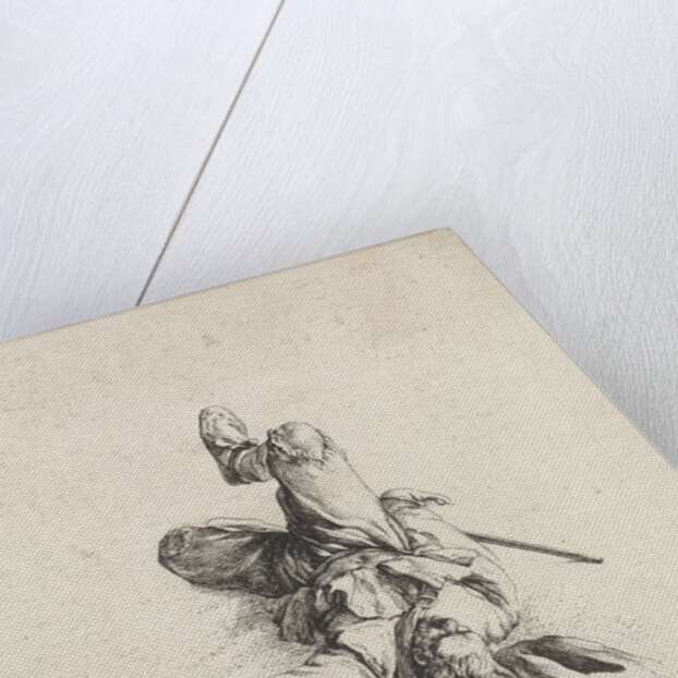 Wounded soldier, Dirk Maas by Philips Wouwerman