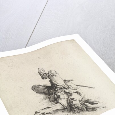 Wounded soldier, Dirk Maas by Philips Wouwerman