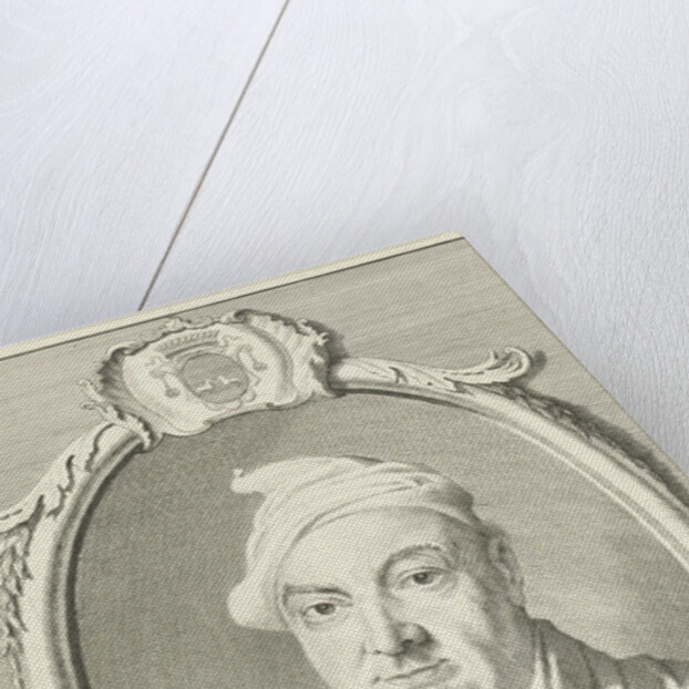 Portrait of P. Born by Cornelis van Noorde