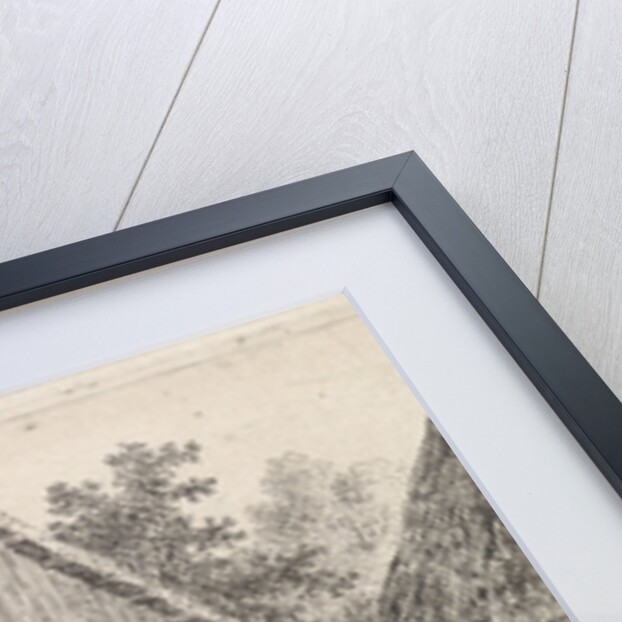 Courtyard with farmers, Johannes Christiaan Janson by Christina Chalon