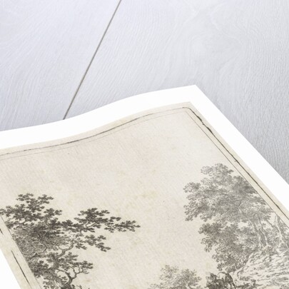 Forest path with figures by Dirk Langendijk