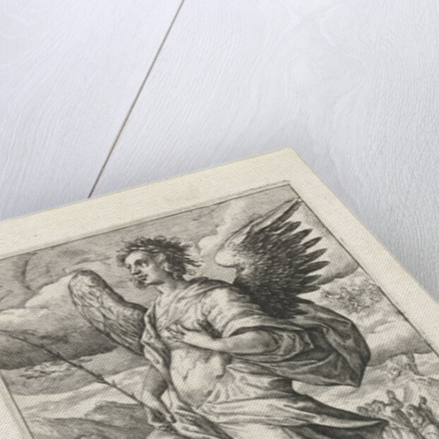 Archangel Zaphkiël by Crispijn van de Passe I