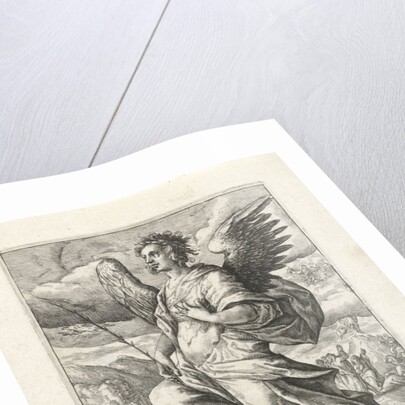 Archangel Zaphkiël by Crispijn van de Passe I