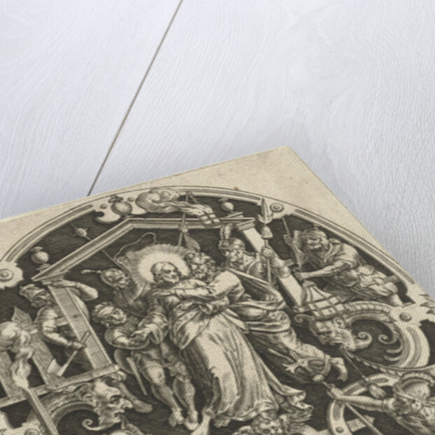 Kiss of Judas and arrest of Christ by Johann Sadeler I