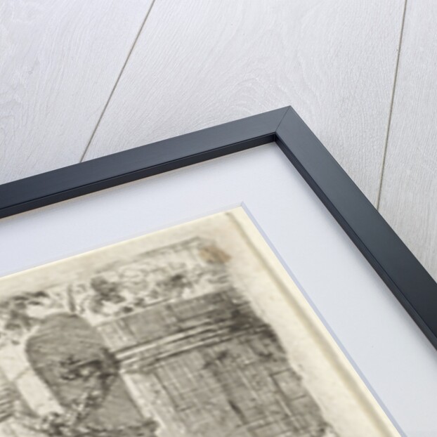 Two nymphs and two satyrs in a wooden tub, Herman van Swanevelt by Charles Audran