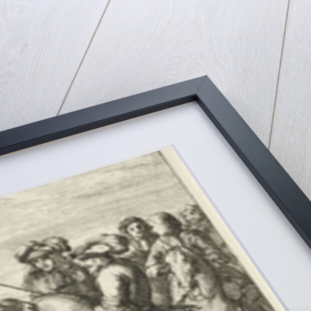 Horse men by Adam Frans van der Meulen