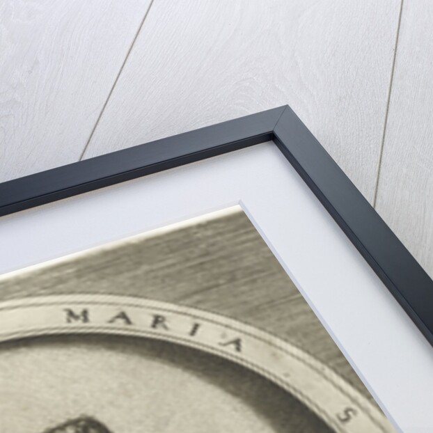 Portrait of Queen Mary I Stuart of Scotland, Frans Huys by Hieronymus Cock