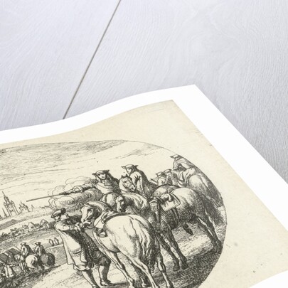 Siege of a city, Jan van Huchtenburg by Adam Frans van der Meulen