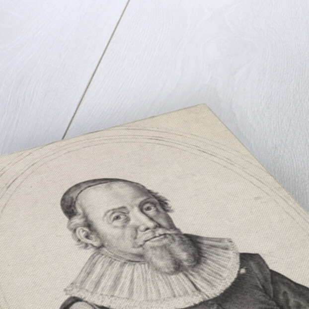 Portrait of Viglius of Lumey van der Marck by Crispijn van de Passe II