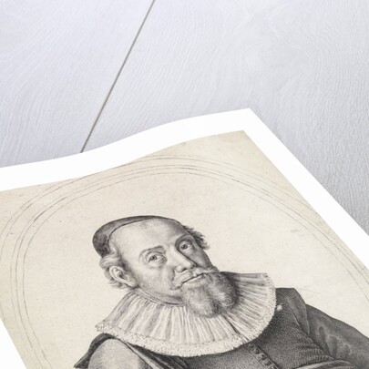 Portrait of Viglius of Lumey van der Marck by Crispijn van de Passe II