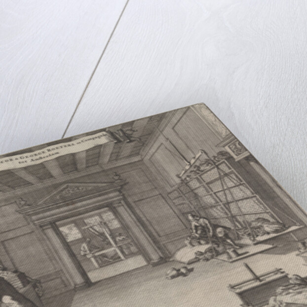 Address Card of Jacob George Roeters and Compagnie Amsterdam by Caspar Luyken