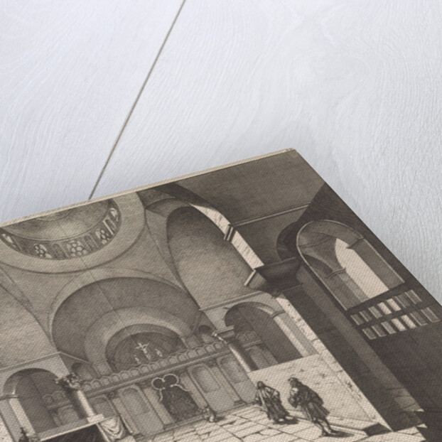 Interior of Greek domed church at Chalcedon by Jan Luyken