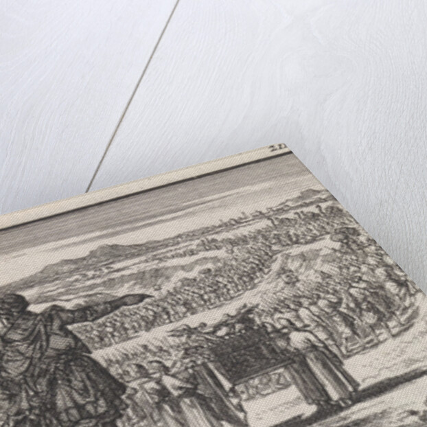 Israelites over Jordan Fall of Jericho biblical representation by Andries van Damme