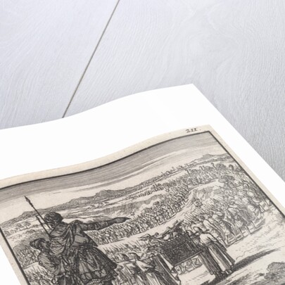 Israelites over Jordan Fall of Jericho biblical representation by Andries van Damme