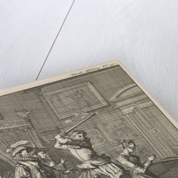 Joachim von Carpzov recommends the beheading of his wife by Jan Luyken