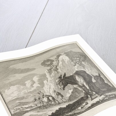 Emblem donkey by Christoph Weigel