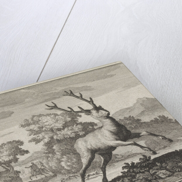 Emblem deer by Christoph Weigel