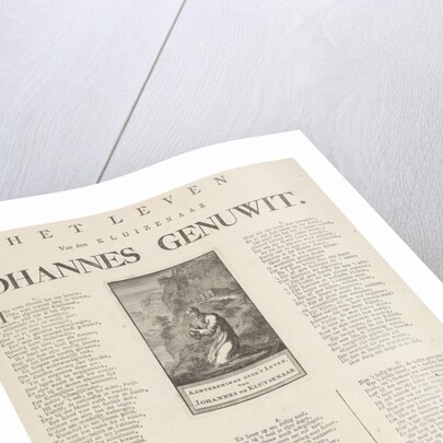 Hermit Johannes Genuwit in the Wilderness by Jan Luyken