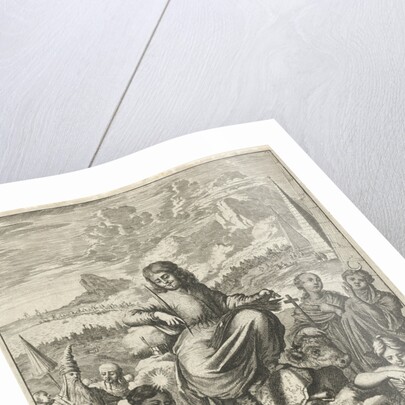 Edward Melton surrounded by personifications by Jan Claesz ten Hoorn