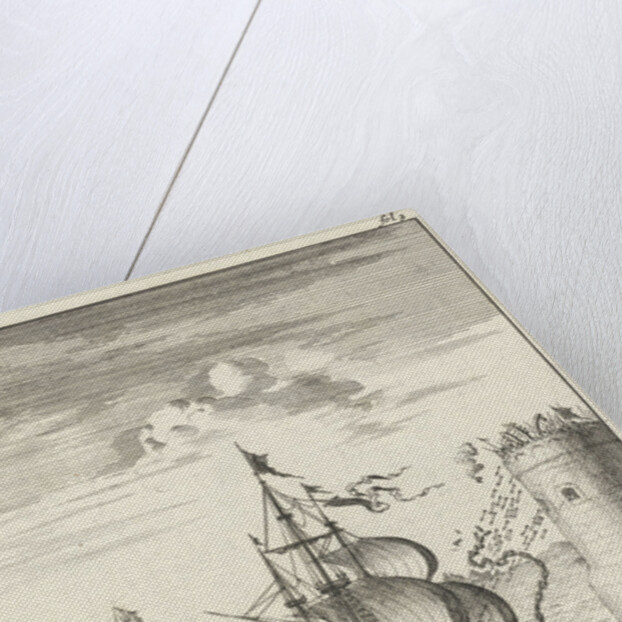 Conquest of Damietta and sailing on the chain by Jan Luyken