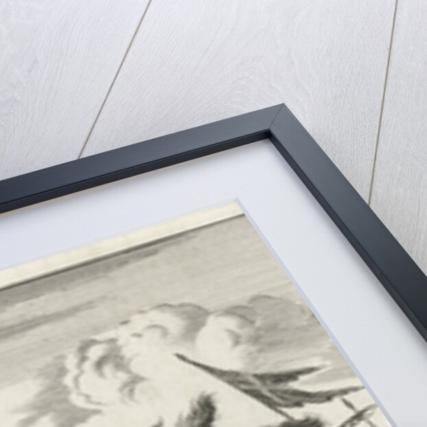 Emperor Conrad III cleaves in a cavalry skirmish a Saracen by Timotheus ten Hoorn