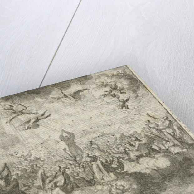 The heavenly Jerusalem with angels and redeemed by David Ruarus