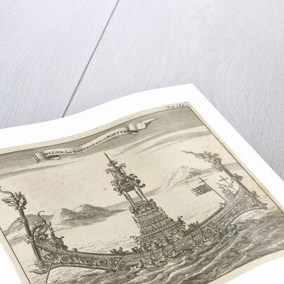 Royal vessel with 120 rowers to Siam by Aart Dircksz Oossaan