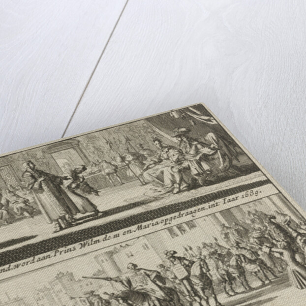 William and Mary proclaimed King of England by Jurriaen van Poolsum