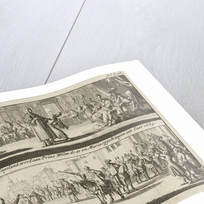 William and Mary proclaimed King of England by Jurriaen van Poolsum