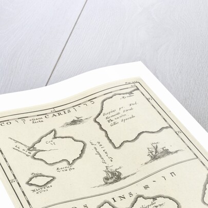 Maps of Kos and Chios Greece by Jordaan Luchtmans