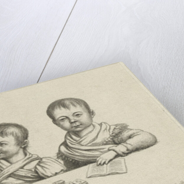Woman and two children by Jacob Ernst Marcus