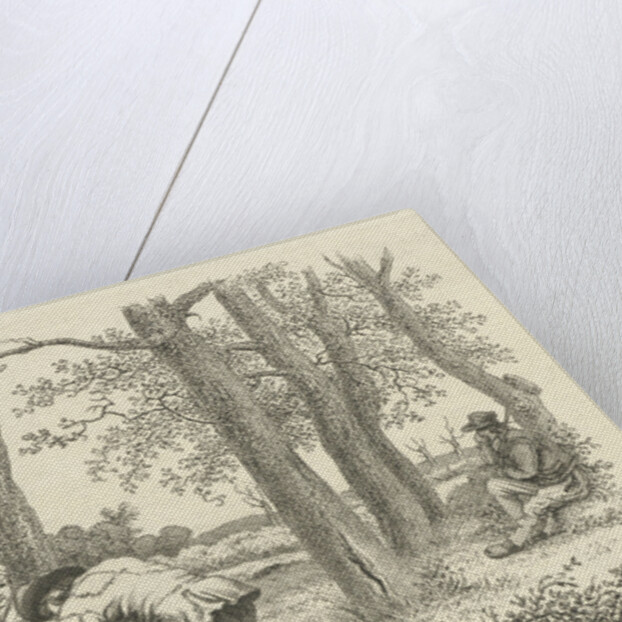 Figures among trees by Jacob Ernst Marcus