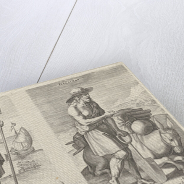 Zebulun and Issachar by Claes Jansz. Visscher II