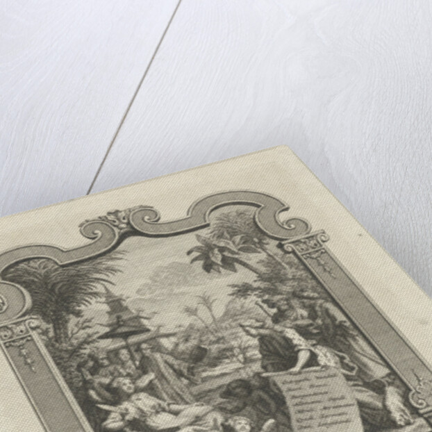 Allegorical title page History by Jan Caspar Philips