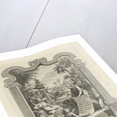 Allegorical title page History by Jan Caspar Philips