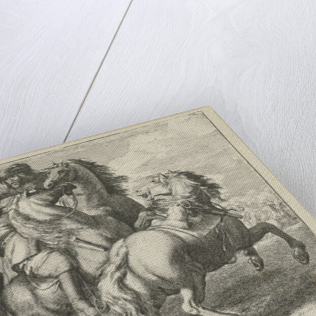 Military horseback shot by Adam Frans van der Meulen