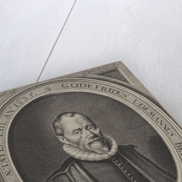 Portrait of Godefridus Udemans by Joannes Sarragon