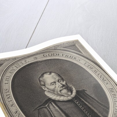 Portrait of Godefridus Udemans by Joannes Sarragon