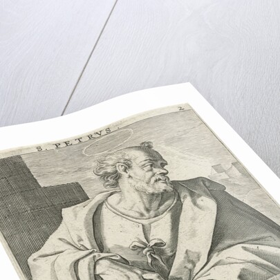 Apostle Peter by Crispijn van de Passe I