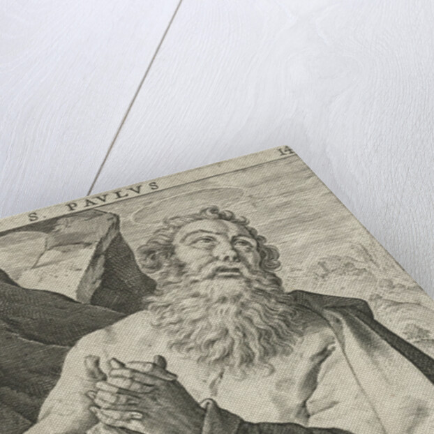Apostle Paul by Crispijn van de Passe I