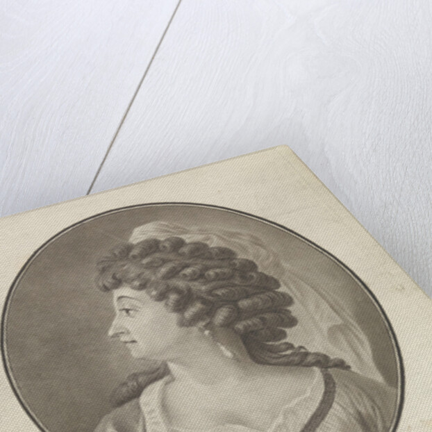 Portrait of Johanna Cornelia Wattier by J. ten Brink
