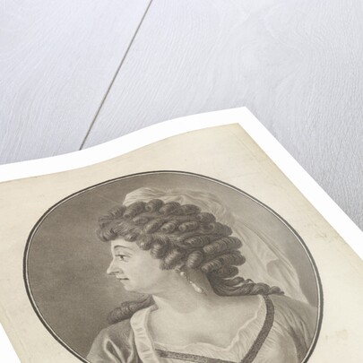 Portrait of Johanna Cornelia Wattier by J. ten Brink