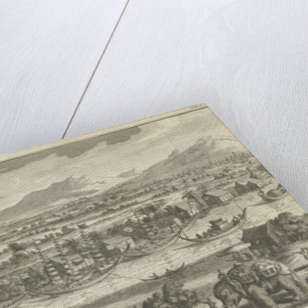 Thai river landscape with corpse station Thailand by Adolf van der Laan