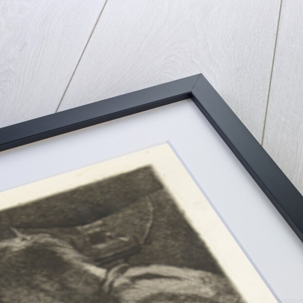 Self Portrait at the drawing board by Gerard Jan Bos