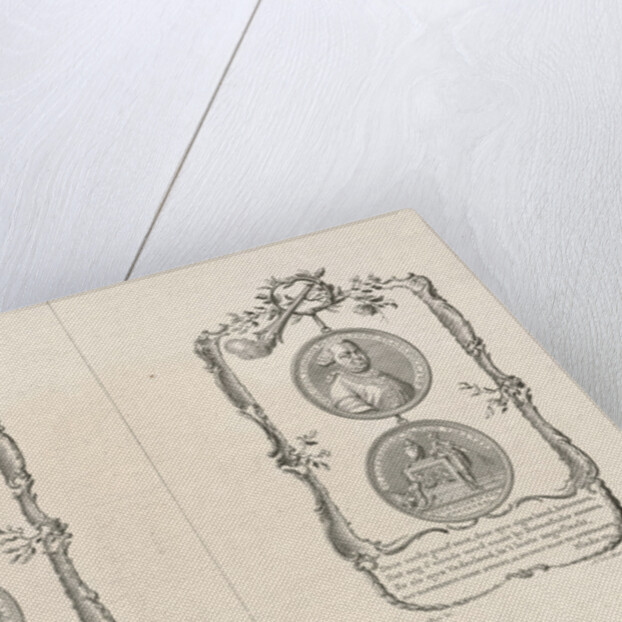 Commemorative medals for the Battle of Cadiz and for Willem Crul by Noach van der Meer II