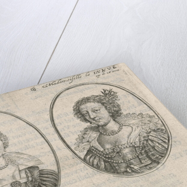 Portraits of two courtesans by Crispijn van de Passe II